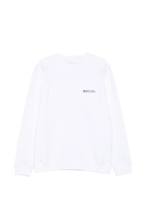 DONDUP logo-print crew neck sweatshirt - White