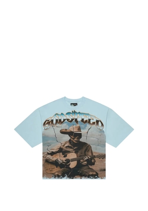 GODSPEED graphic-print T-shirt - Blue