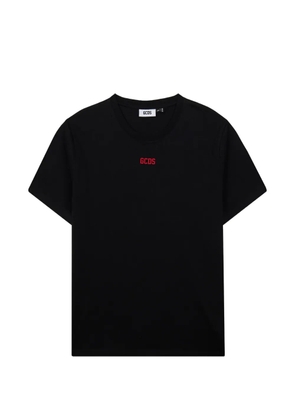 GCDS mini logo-detail cotton T-shirt - Black