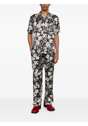 Ernest W. Baker floral-print trousers - Black