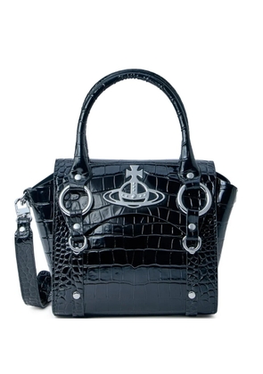 Vivienne Westwood logo-plaque tote bag - Black