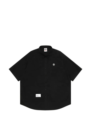 AAPE BY *A BATHING APE® short-sleeve logo shirt - Black