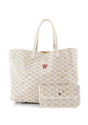 Goyard Pre-Owned Saint Louis Claire Voie Coated Canvas PM tote bag - White