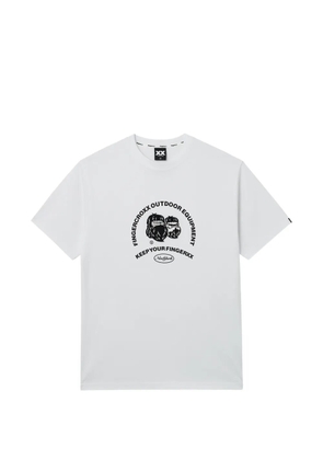 FINGERCROXX graphic-print T-shirt - White