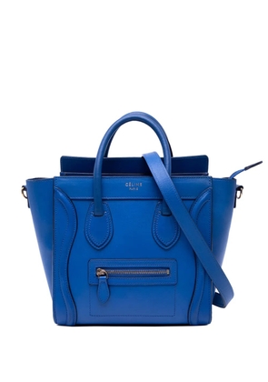 Celine Pre-Owned 2014 Nano Leather Luggage Tote satchel - Blue