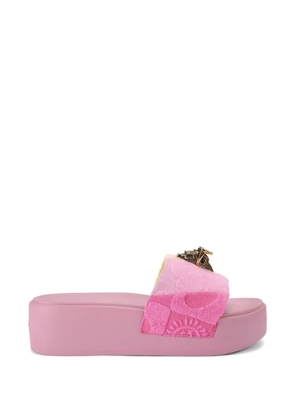 Kurt Geiger London Meena eagle platform sandals - Pink