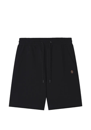 FINGERCROXX drawstring logo-patch shorts - Black