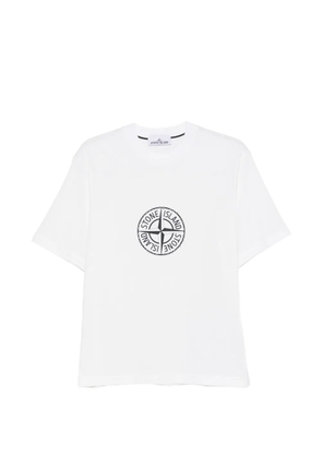 Stone Island logo-print T-shirt - White
