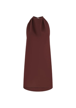 Stephan Janson halterneck mini dress - Brown