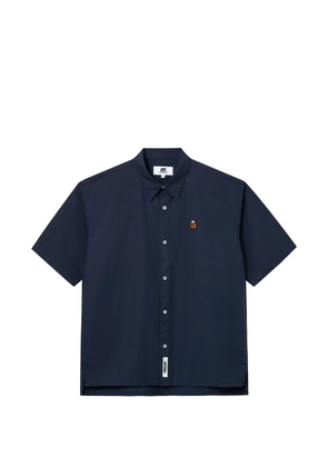 CHOCOOLATE buttoned short-sleeve shirt - Blue
