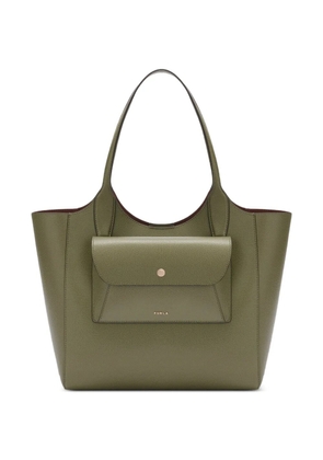 Furla Lea M pocket tote bag - Green