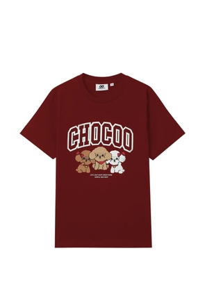CHOCOOLATE graphic-print T-shirt - Red