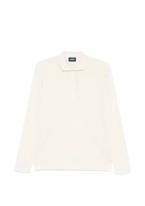 Drumohr long-sleeve polo shirt - Neutrals