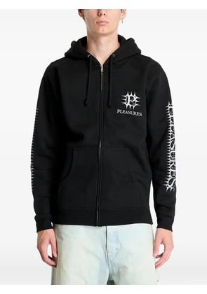 Pleasures Spike zip-up hoodie - Black