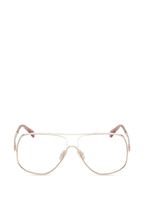 Max Mara Eyewear pilot-frame glasses - Gold