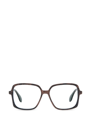 GIGI STUDIOS Shale square-frame glasses - Brown