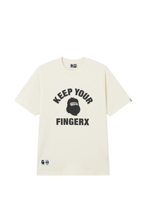 FINGERCROXX graphic print T-shirt - Neutrals