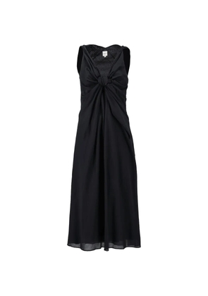 Aspesi Vintage knot-detail midi dress - Black