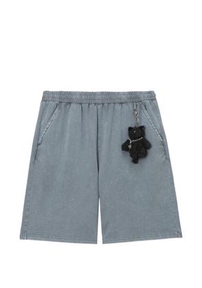 FIVE CM teddy-charm shorts - Blue