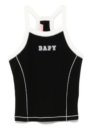 A BATHING APE® embroidered tank top - Black