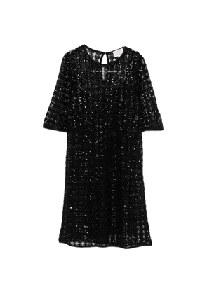 MAISON123 Rosella short-sleeve mini dress - Black