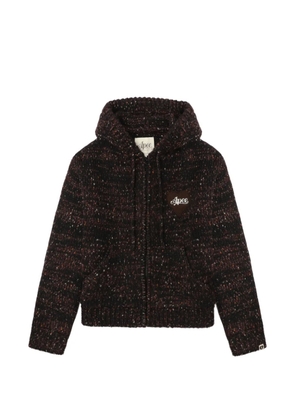 APEE™ by *A BATHING APE® hooded zip knitwear - Brown