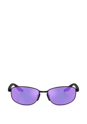 Prada Linea Rossa geomtric-frame sunglasses - Black