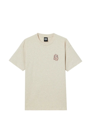 FINGERCROXX crew-neck T-shirt - Neutrals