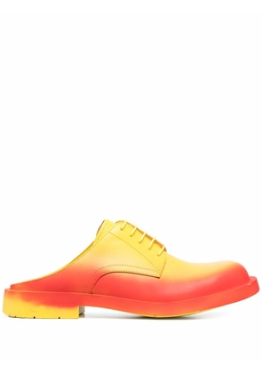 CamperLab 1978 gradient effect open heel oxford shoes - Yellow