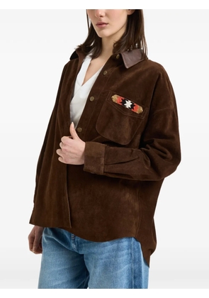 Bazar Deluxe patch-pocket shirt - Brown