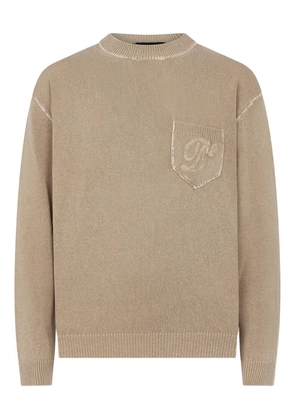 DSQUARED2 long-sleeve round-neck sweater - Neutrals