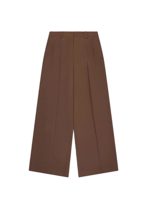 Incotex pleated palazzo pants - Brown