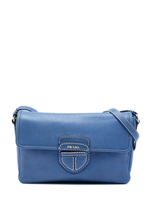 Prada Pre-Owned 2010-2025 City Calf Pattina crossbody bag - Blue