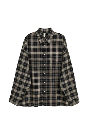 Sunflower Stable plaid shirt - Black