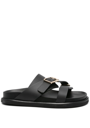 Donnarì leather sandals - Black