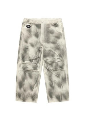 AAPE BY *A BATHING APE® tie-dye trousers - White