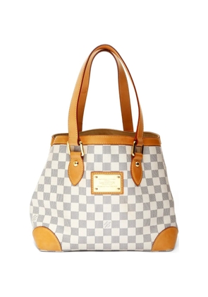 Louis Vuitton Pre-Owned 2008 PM Hampstead Damier Azur tote bag - White