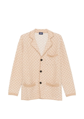 Drumohr chest-pocket cardigan - Neutrals
