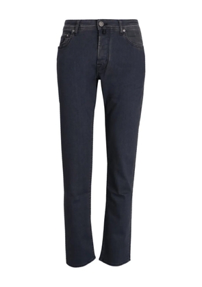 Jacob Cohën logo-patch jeans - Blue