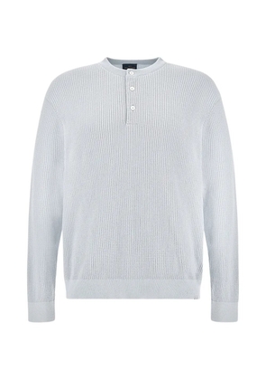 Paul & Shark button crew-neck sweater - Blue