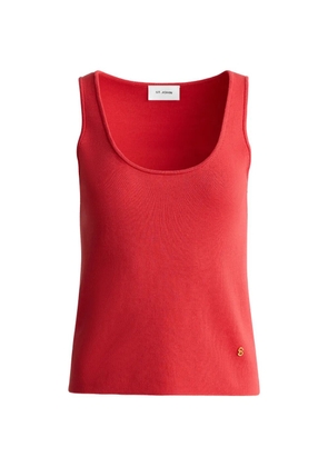 St. John logo-detail tank top - Red