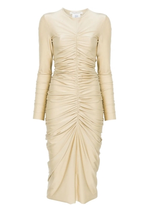 Philosophy Di Lorenzo Serafini draped midi dress - Neutrals