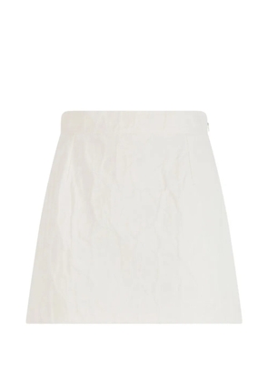 Roberto Cavalli zip-fastening mini skirt - White