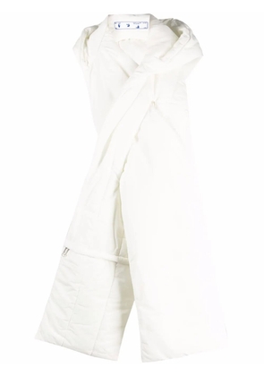 Off-White padded-effect scarf