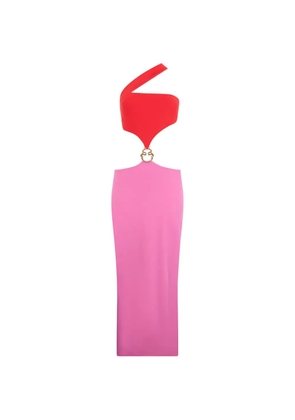 Roberto Cavalli one-shoulder-design midi dress - Pink