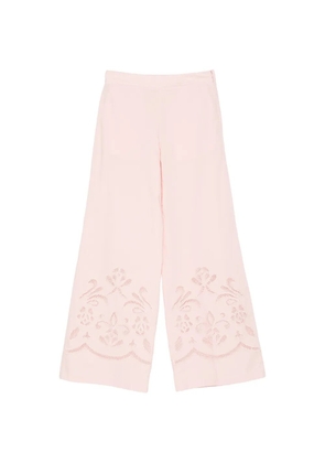 Forte Forte cut-out cotton trousers - Pink