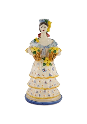 Les-Ottomans Lemon candle holder - White