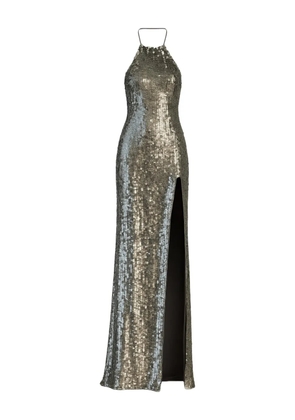 The New Arrivals Ilkyaz Ozel sequin-embellishment maxi dress - Gold