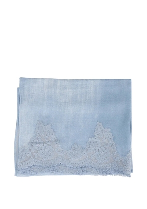ERMANNO FIRENZE laced scarf - Blue