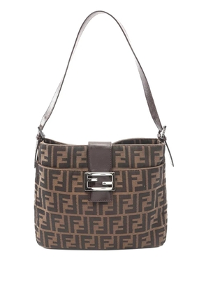 Fendi Pre-Owned 2000-2010 Canvas Zucca shoulder bag - Brown